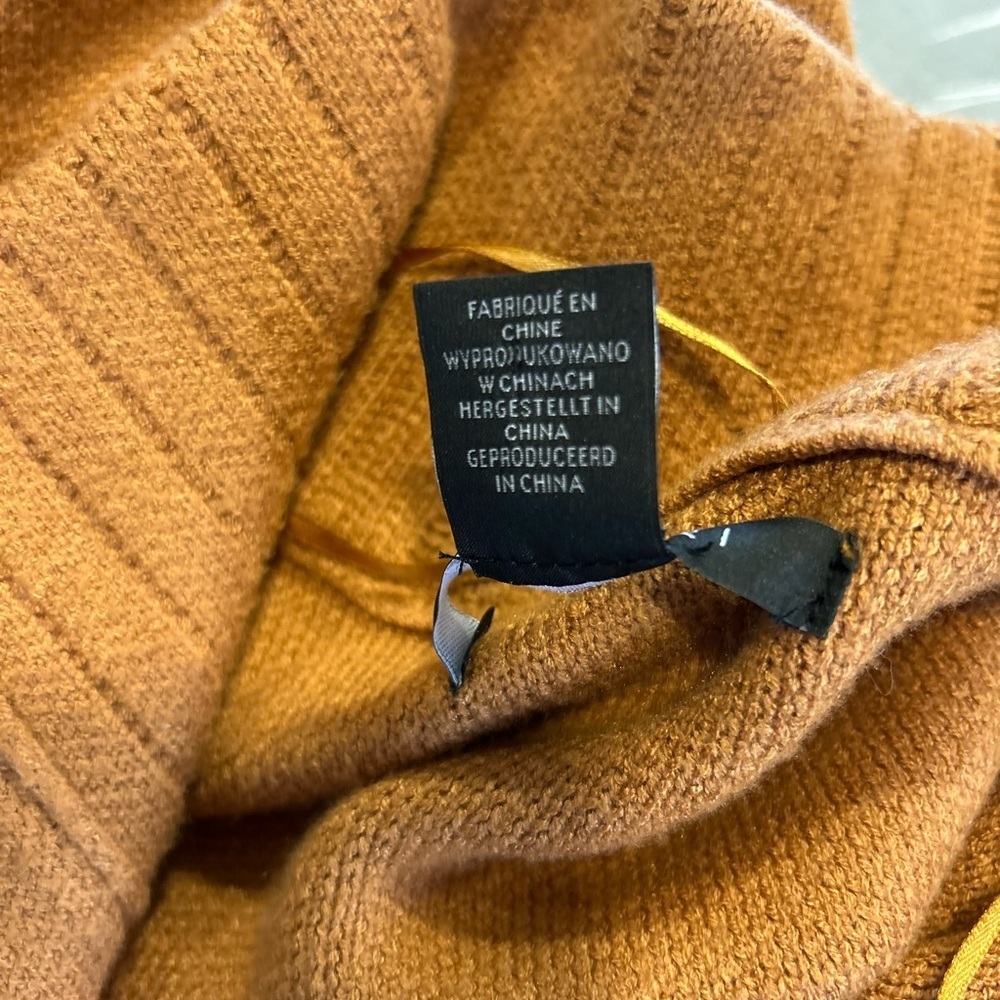 🧡”Tahari” Rust Brown Very Soft Gold Button Front Cardigan w/ Pockets Size M🧡 - Picture 13 of 15